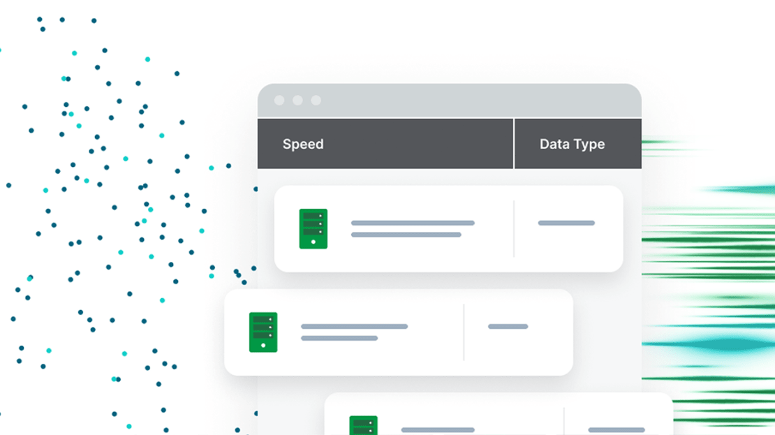 An illustration representing data flow and efficient data management through dashboards.